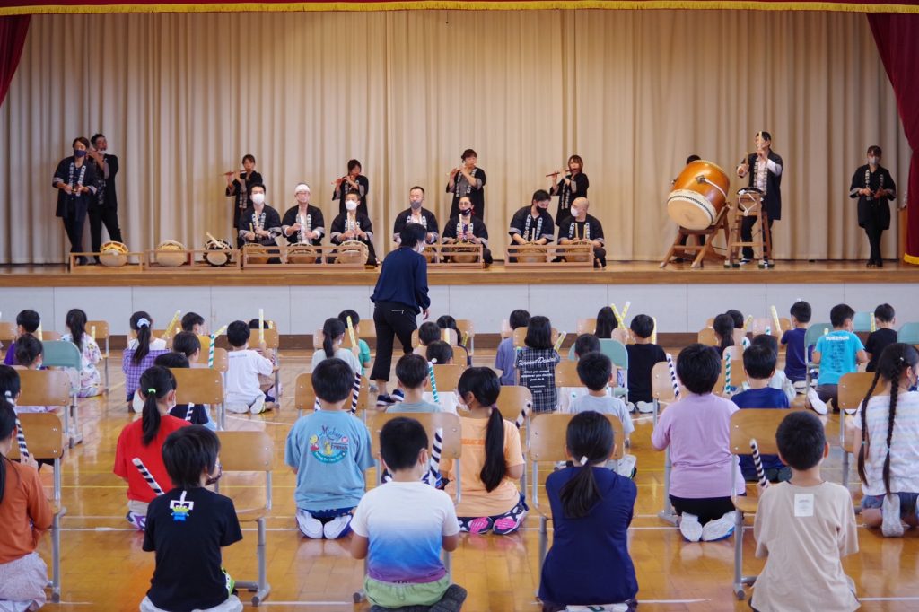 2022年9月2日（金）城西小学校 弥栄教室 - 大館ばやし保存会