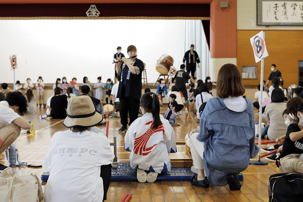 有浦小学校1,2年生学習発表会 - 大館ばやし保存会