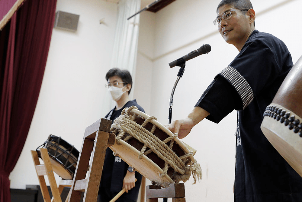 有浦小学校1,2年生学習発表会 - 大館ばやし保存会